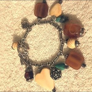 EUC Brighton Multi-Colored Charm Bracelet RETIRED